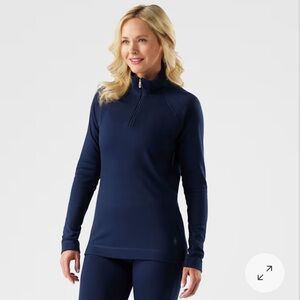 Smartwool Women's Classic Thermal Merino Base Layer 1/4 Zip S